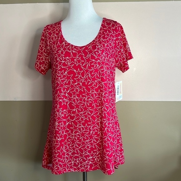 NEW LulaRoe Classic T Shirt  Womens Size S Multicolor Stretch - Picture 1 of 8